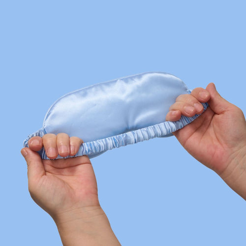 Masque de sommeil soyeux