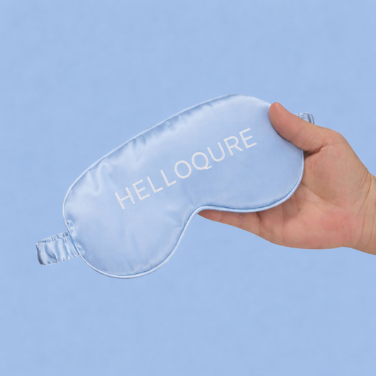 Masque de sommeil soyeux