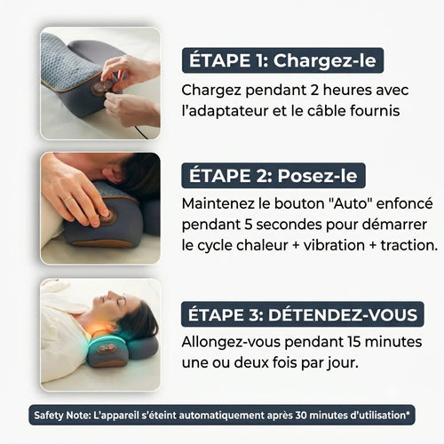 Helloqure™ : Oreiller de massage