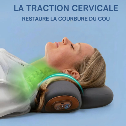 Oreiller massant Helloqure™ | Appareil de massage par traction