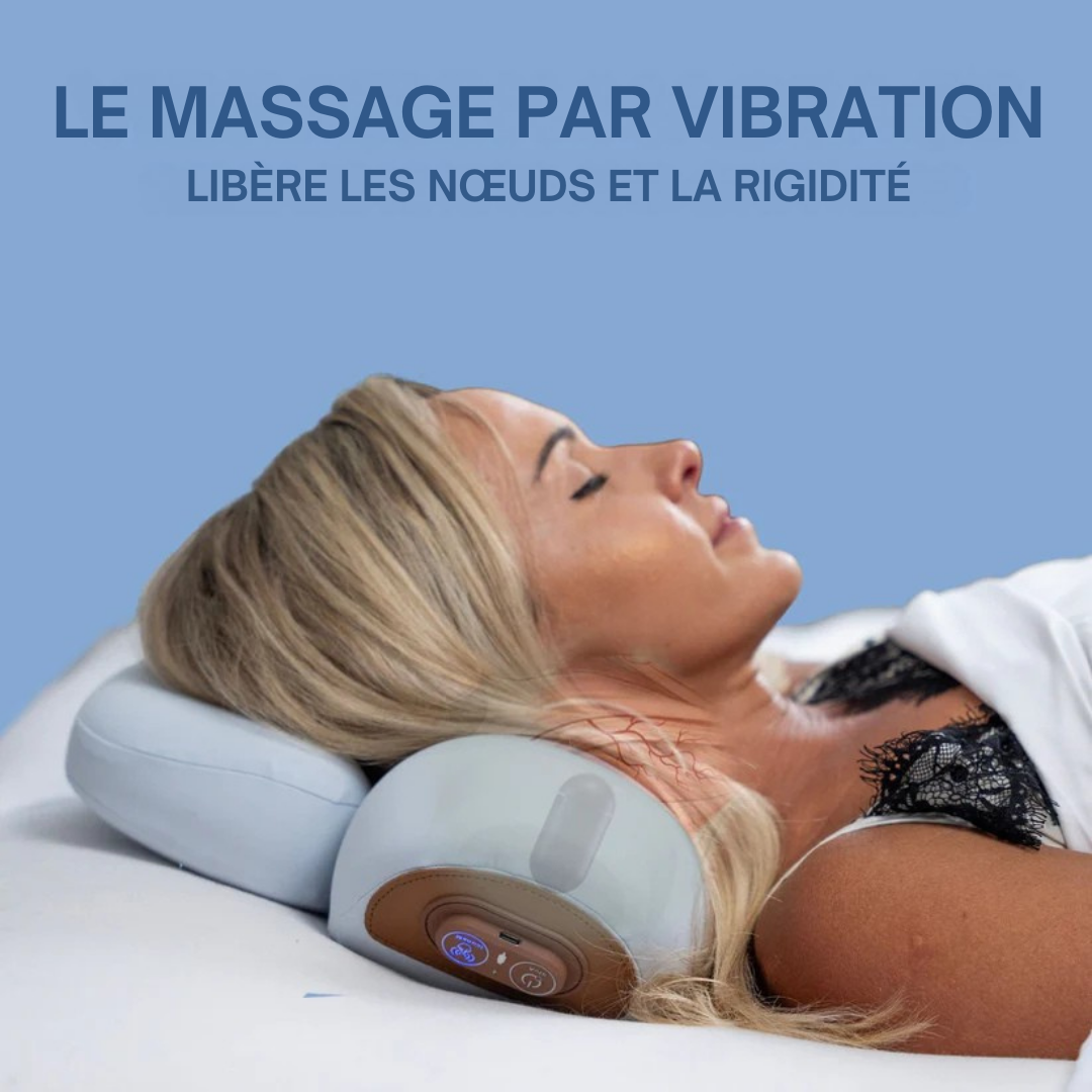Oreiller massant Helloqure™ | Appareil de massage par traction